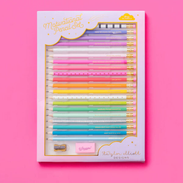 Motivational Pencil Set- Taylor Elliot Designs