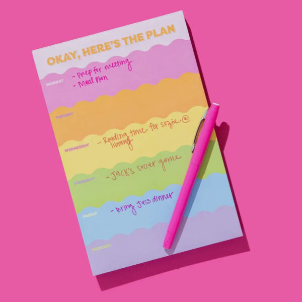 Here's The Plan Weekly List Pad- Taylor Elliot Designs